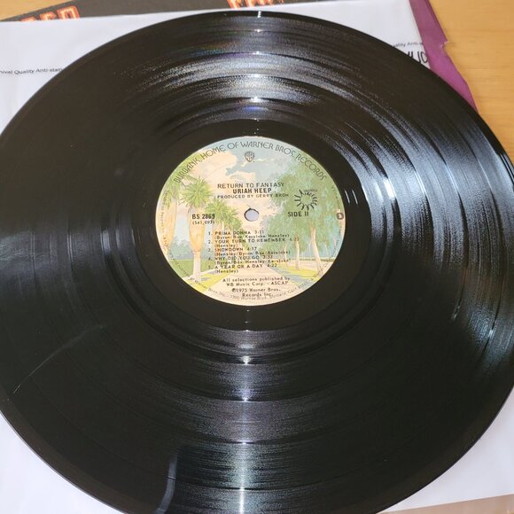 URIAH HEEP Return To Fantasy LP 1975 Mercury Records BS 2869 Hard Rock LPC - Picture 10 of 11